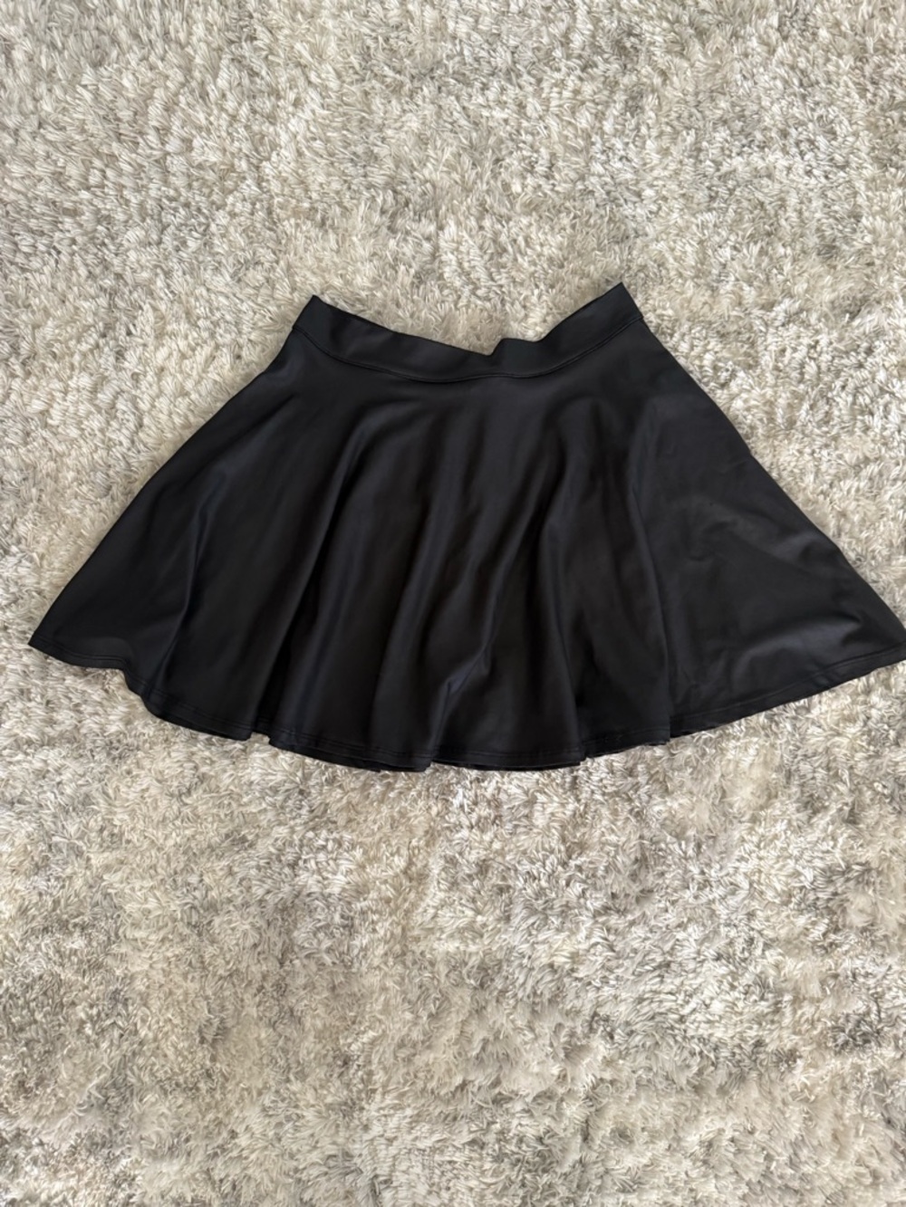 Women's Black Flared Skater Skirt